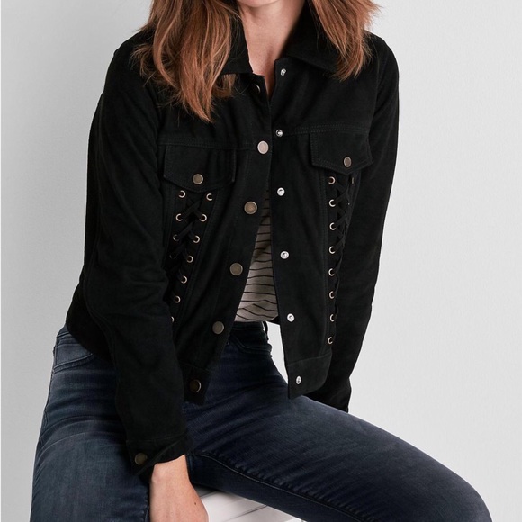 RELISTED Lucky Brand Y2K Suede Jacket - Picture 3 of 10